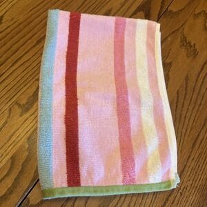 Pottery Barn Kids Colorful Striped Hand Towel 100% Cotton